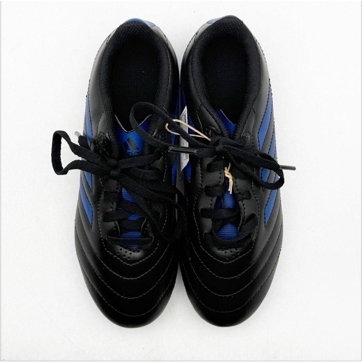 Adidas Youth Goletto VIII Firm Ground Soccer Cleats Size 3.5 Black Blue NWOB