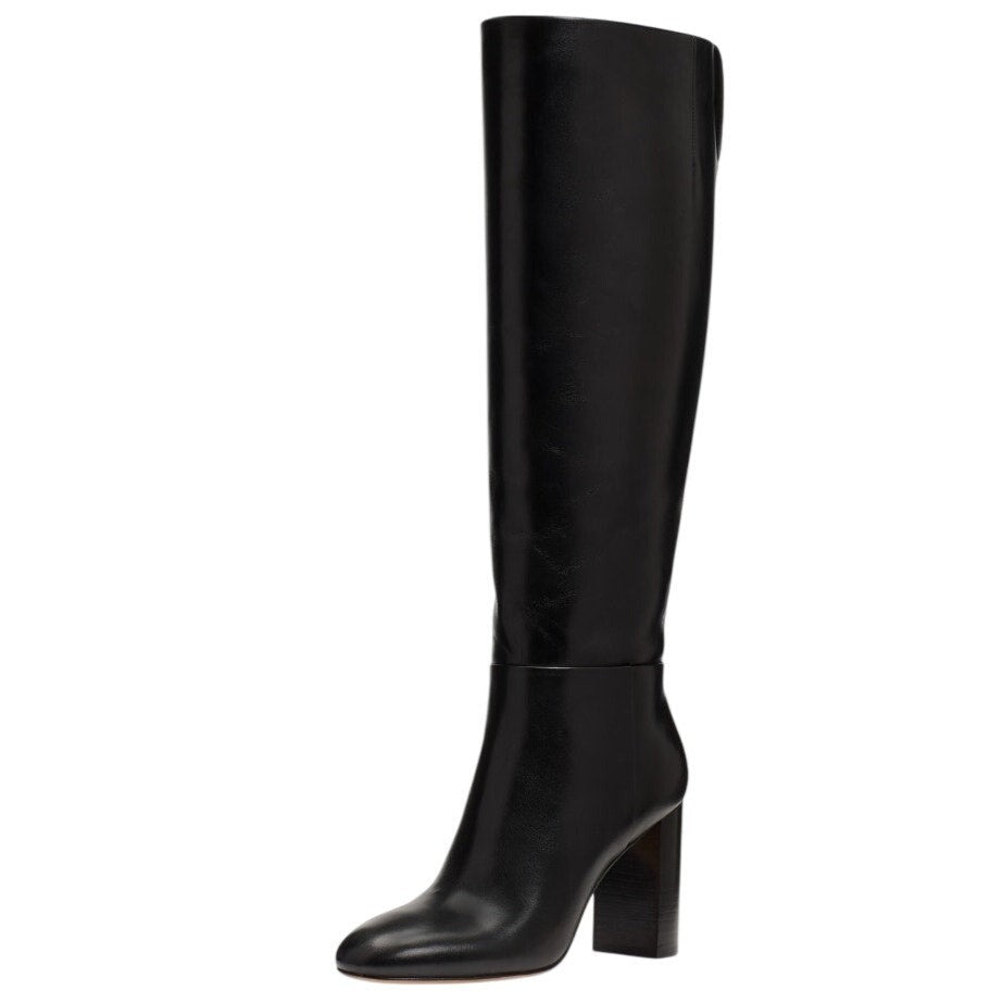Kate Spade Womens Colby Tall Boots US 7.5 B EU 38 Black Leather NIB
