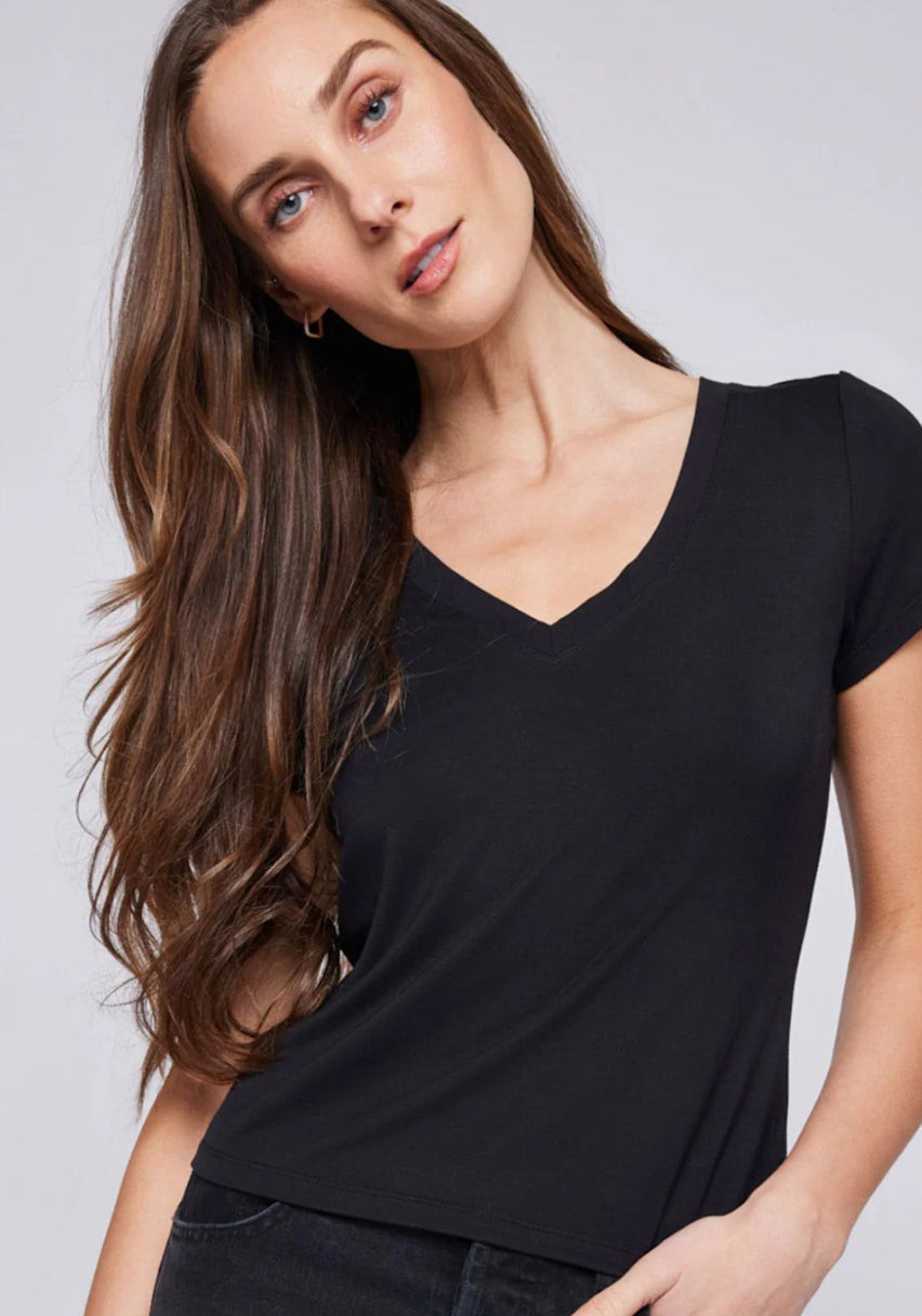 Gentle Fawn Nellie V Neck Tee (L)