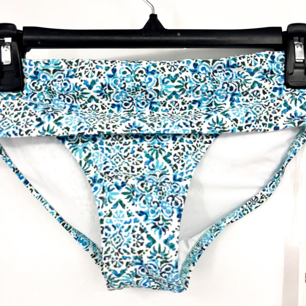 HELEN JON Women's Convertible Hipster Bikini Bottom Small Blue Montrose NWT