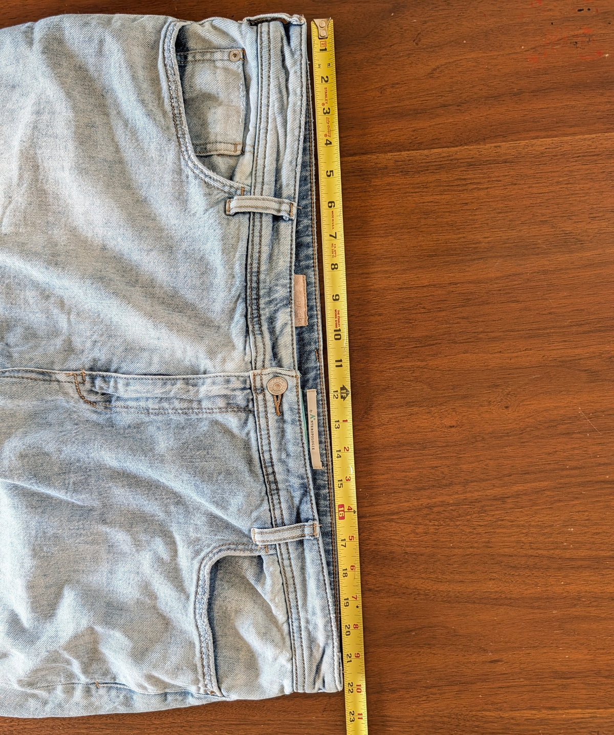 Anthropologie Pilcro Distressed Light Wash Jeans - 20W