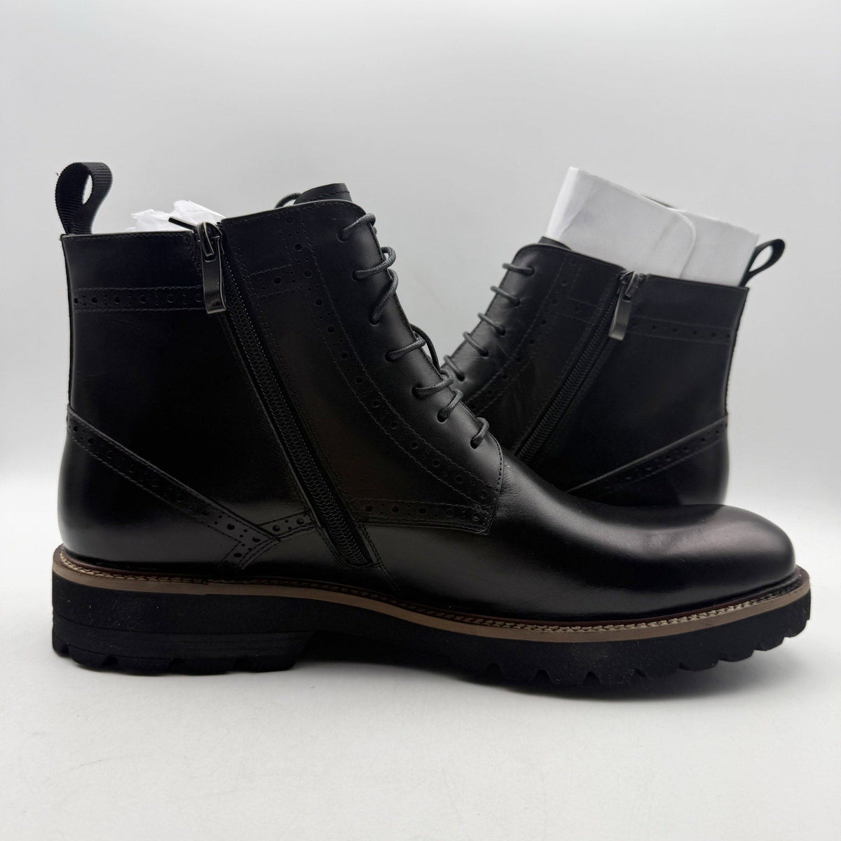 Vintage Foundry Co. Mens Blade Ankle Boots US 11 EU 44 Black Leather NIB
