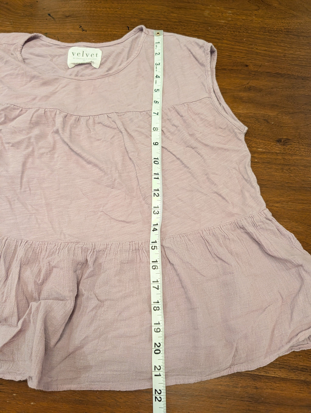 Anthropologie Cotton Tiered Top Shirt - S