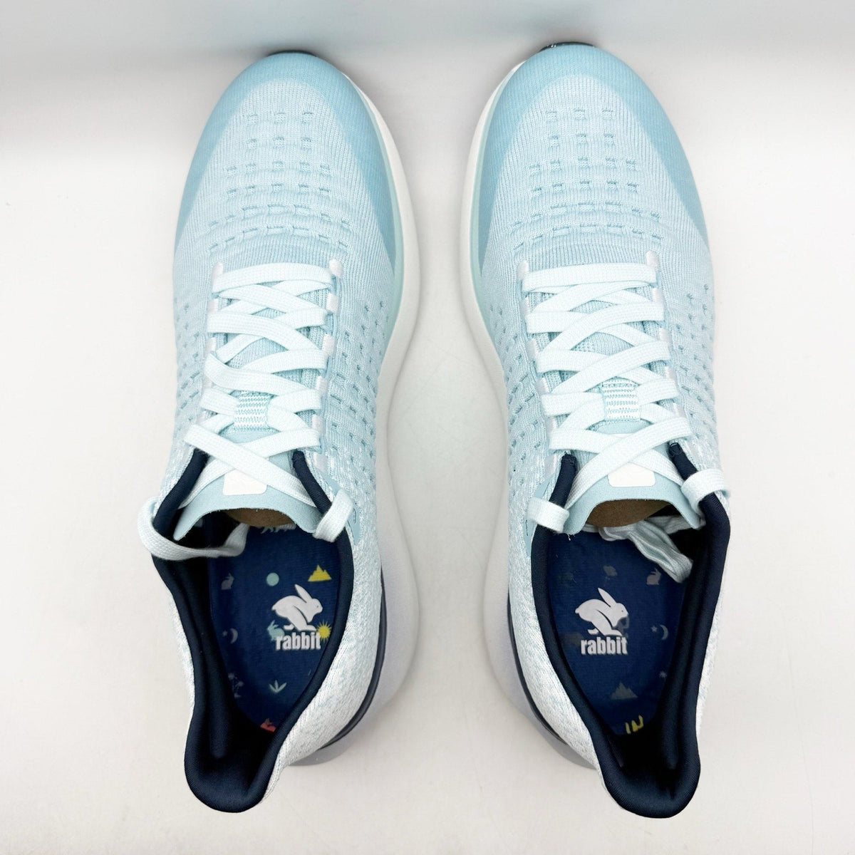 Rabbit Mens Dream Chaser Running Shoes Size 12.5 Blue Glow Athletic Sneakers NIB