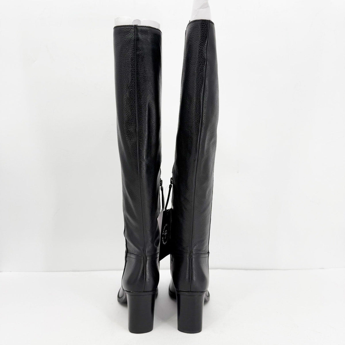 Naturalizer Womens Kyrie Knee High Boots Size 7 M Wide Calf Black Leather NIB