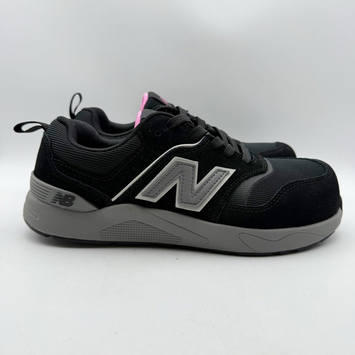 New Balance Womens Elite Lite Work Sneakers US 7 EU 38 Black Pink CT SR NIB