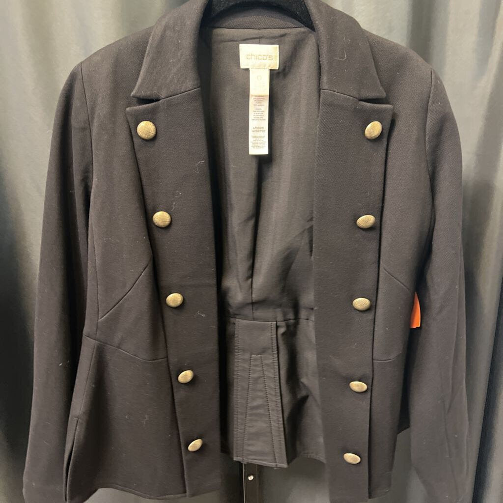 Chicos Open Military Style JACKETS 0