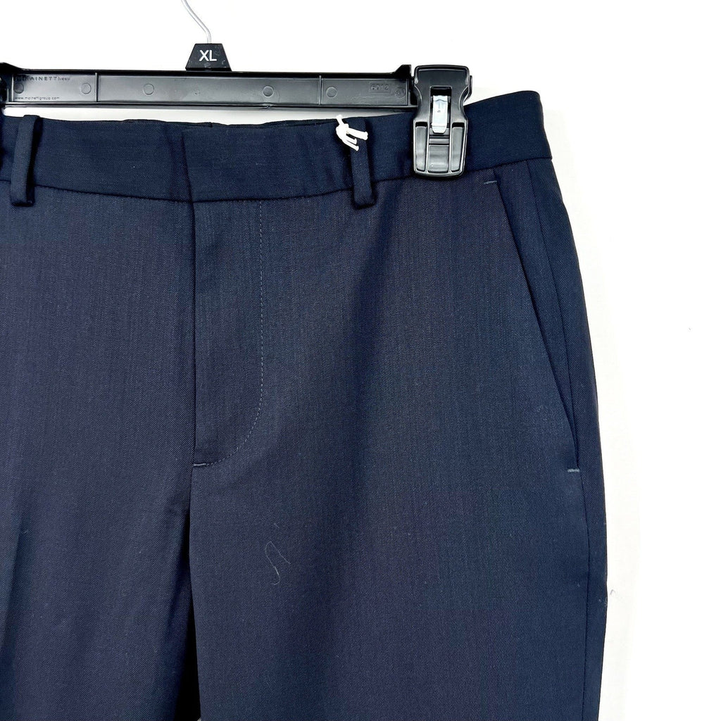 EVERLANE Men's Italian Wool Dress Pants 31x30 Navy Blue Flat Front NWT