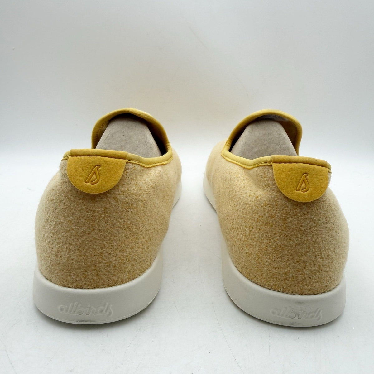 AllBirds Mens Wool Lounger Casual Sneakers Size 10 EU 42.5 Yellow Slip On NWOB