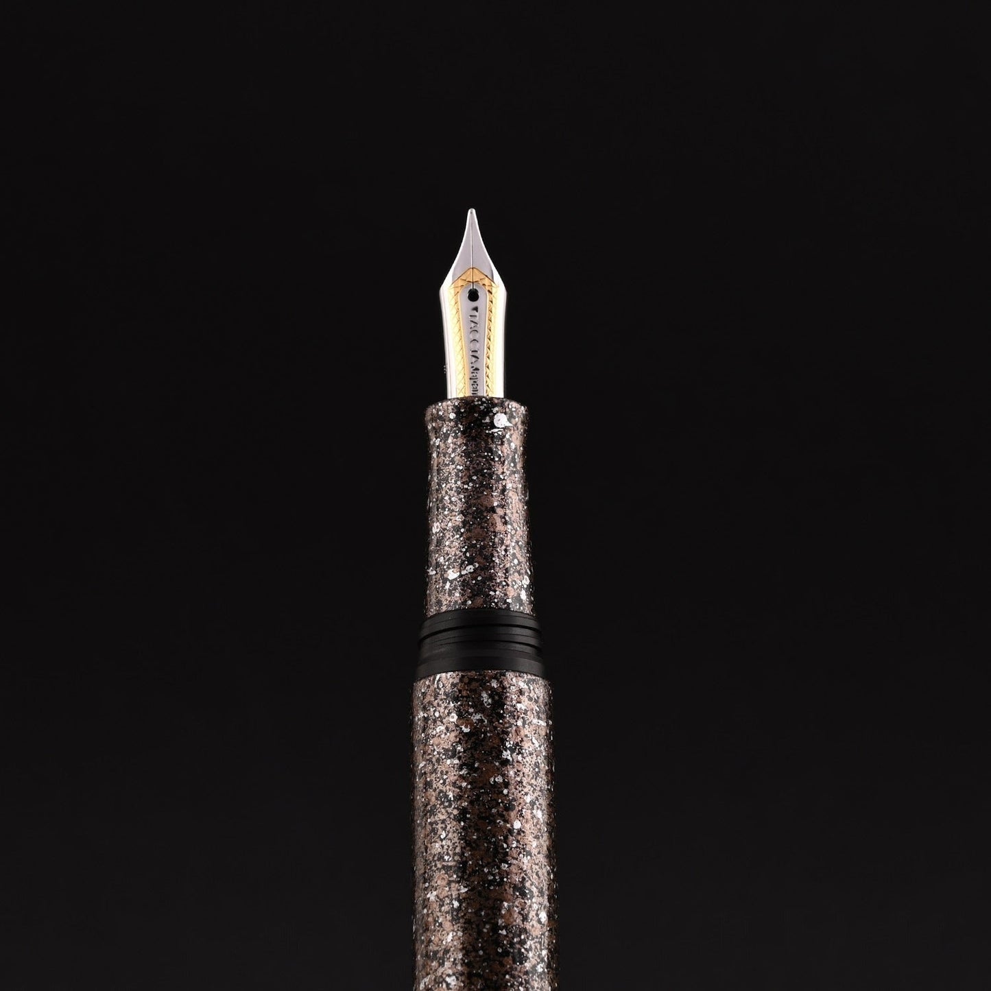 Taccia Granite Stone Fountain Pen - Brown GT