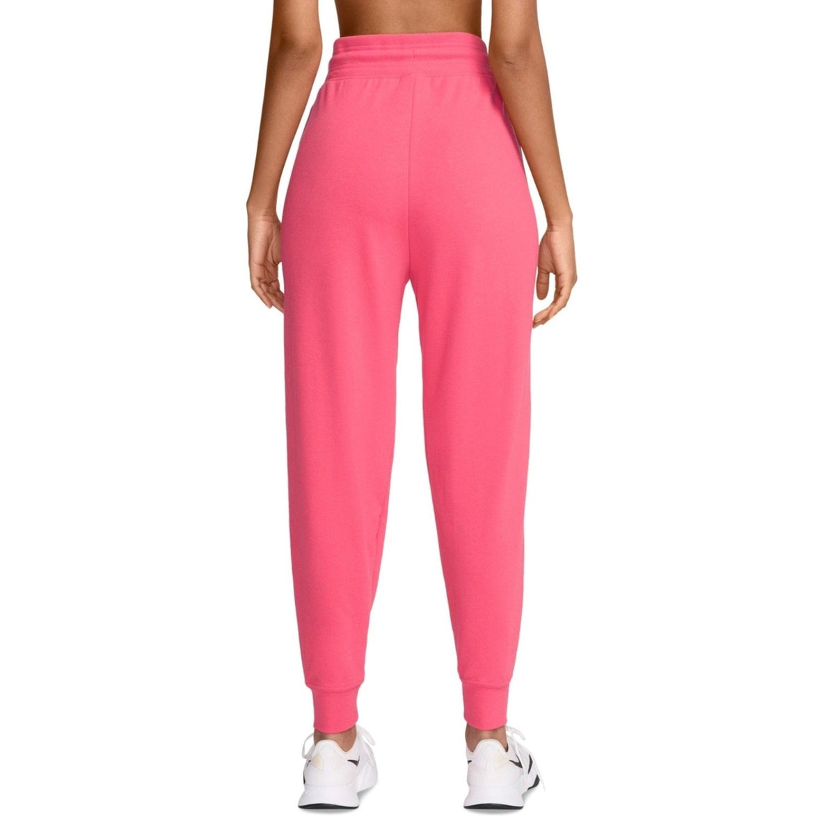 NIKE Women's Dri Fit 7/8 Joggers XS Aster Pink High-Waisted French Terry NWT