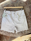 Denim Forum Yoko Mid Thigh Shorts (30) oo*