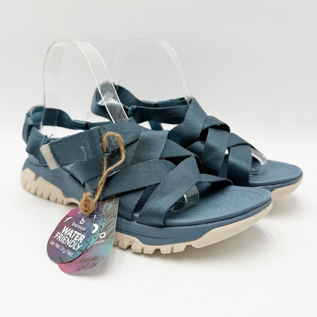 Bionica Womens Nala Sport Sandals Size 10 M EU 42 Blue Waterproof NIB