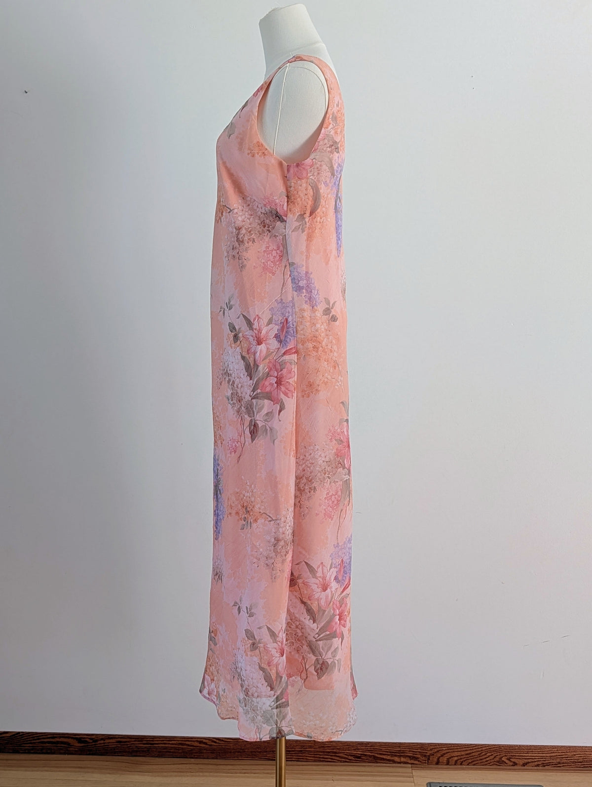 NWT Vintage Karin Stevens Floral Midi Dress - 10