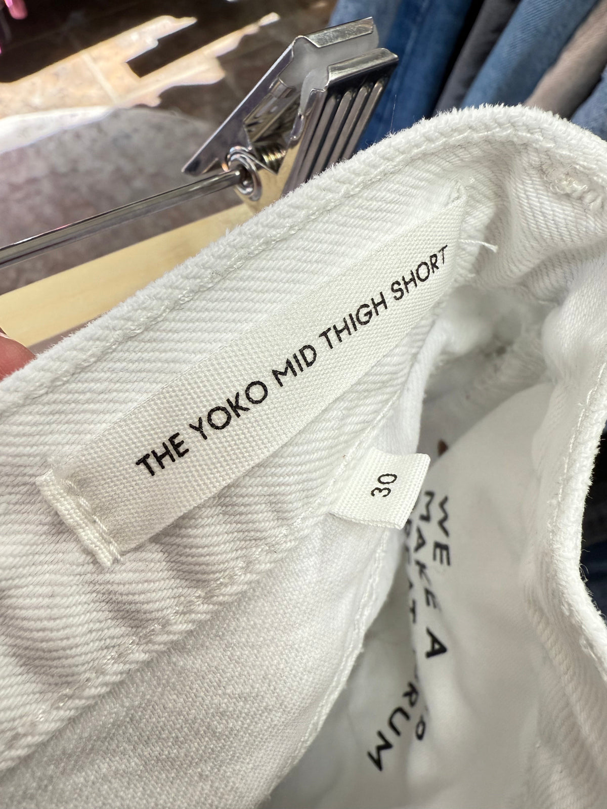 Denim Forum Yoko Mid Thigh Shorts (30) oo*