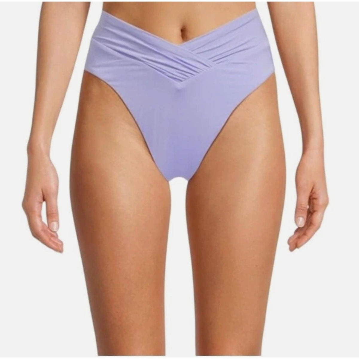 BECCA Color Code Carolina French Cut Bikini Bottom Medium Bellflower Purple NWT