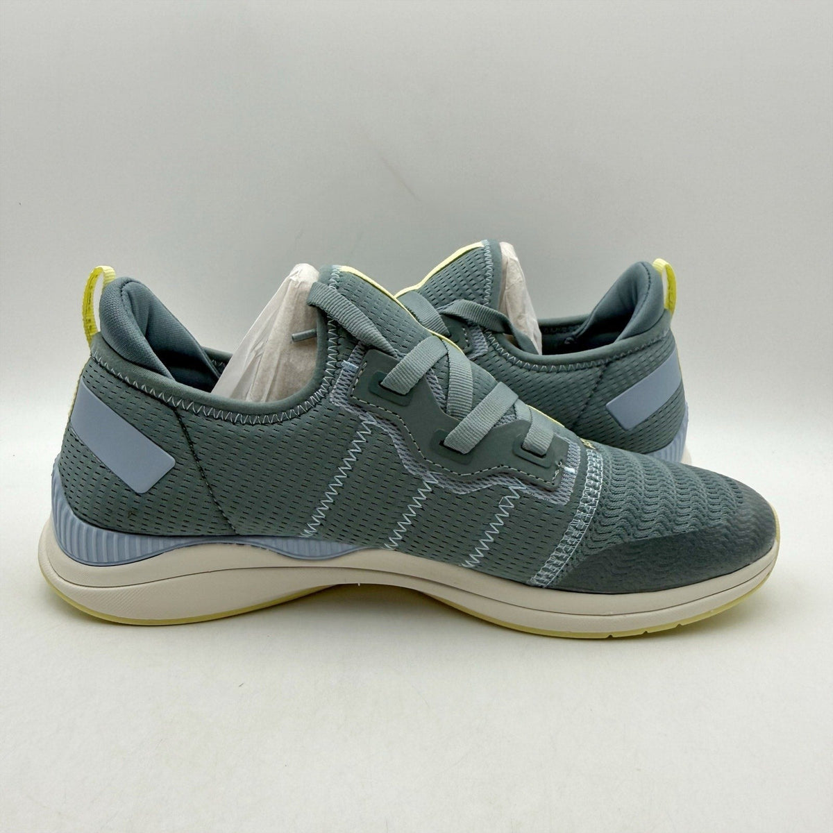 KURU Womens Stride Move Casual Sneakers Size 7.5 M EU 38 Blue Green Slip On NIB