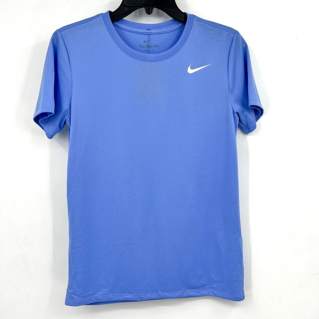NIKE Women's Dri-FIT Legend Tee XS Blue Light Sapphire Short Sleeve NWT