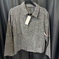 Eileen Fisher NWT Zip Up Marled JACKETS S