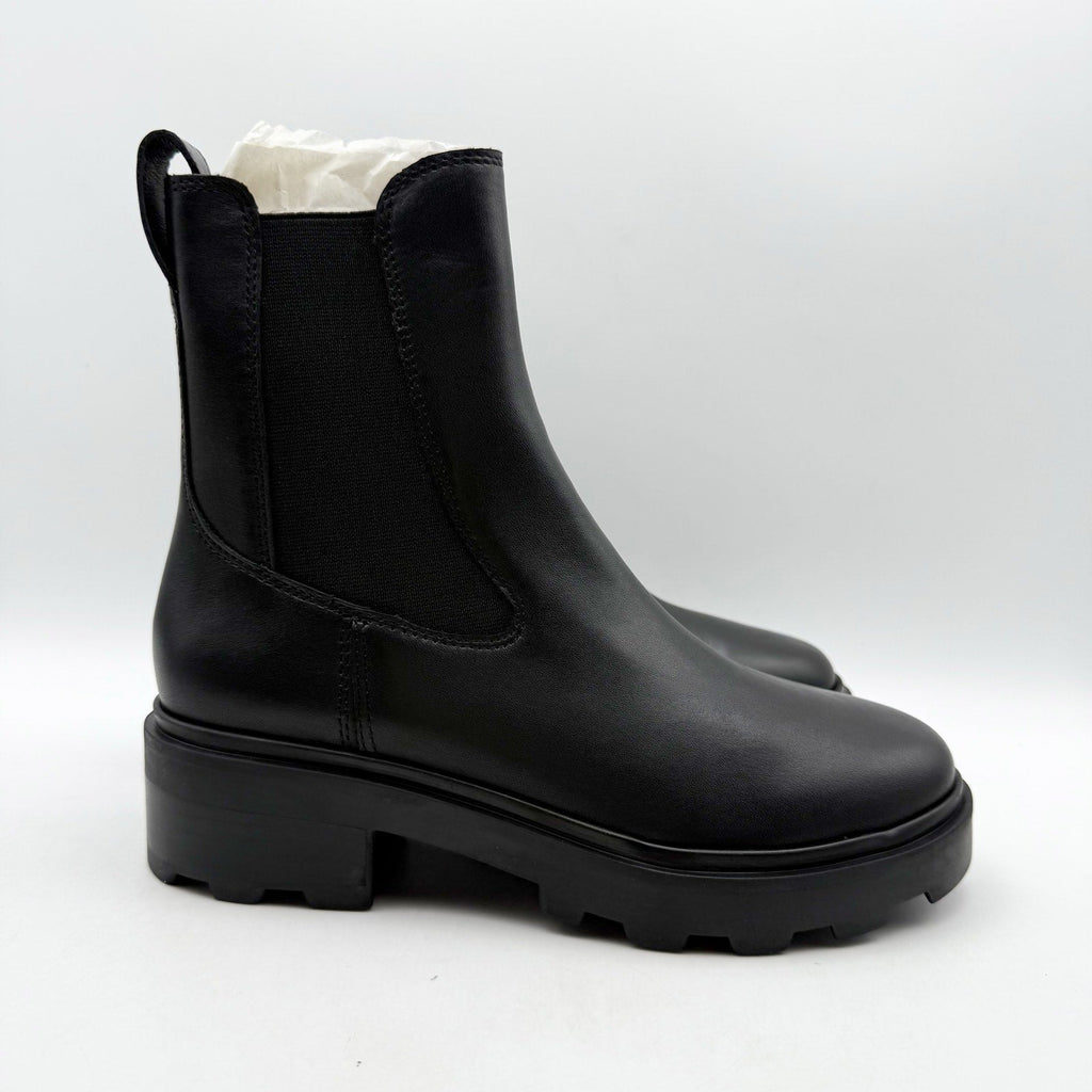 Madewell Womens The Bradley Chelsea Lugsole Boots Size 5.5 Black Leather NWOB