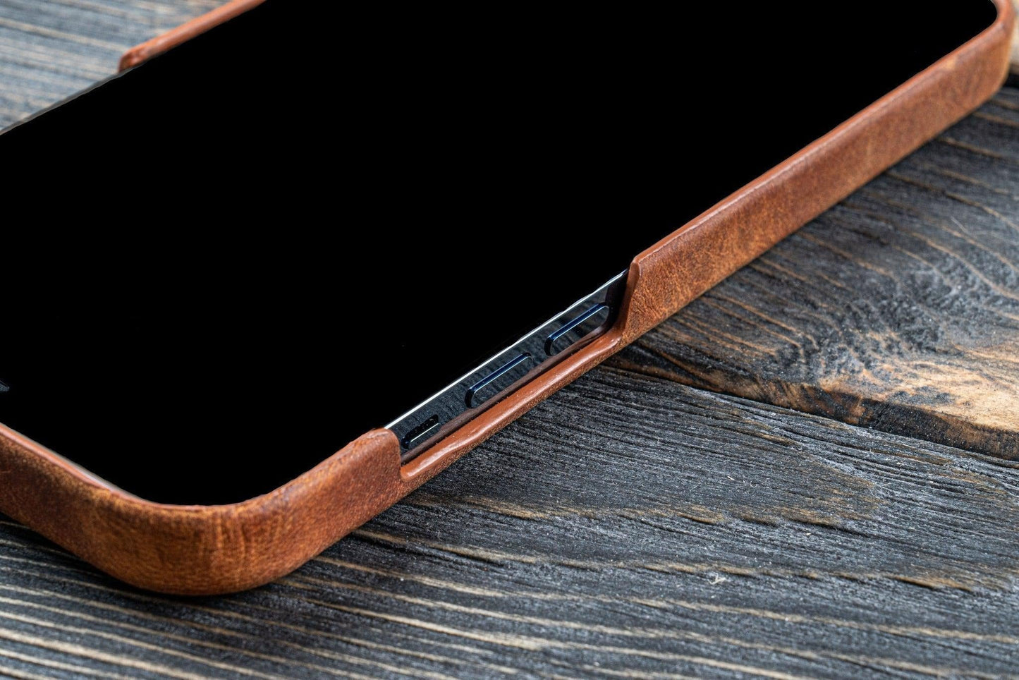 Leather iPhone 13 Pro Max (6.7) Hard Back Cover