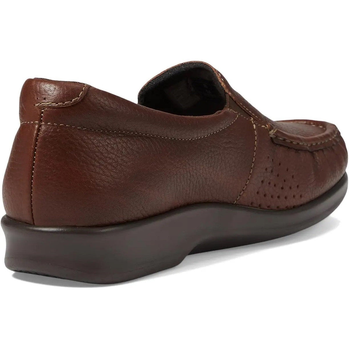 SAS Womens Twin Slip On Walking Shoes Size 10.5 Narrow EU 41 Brown Leather NIB