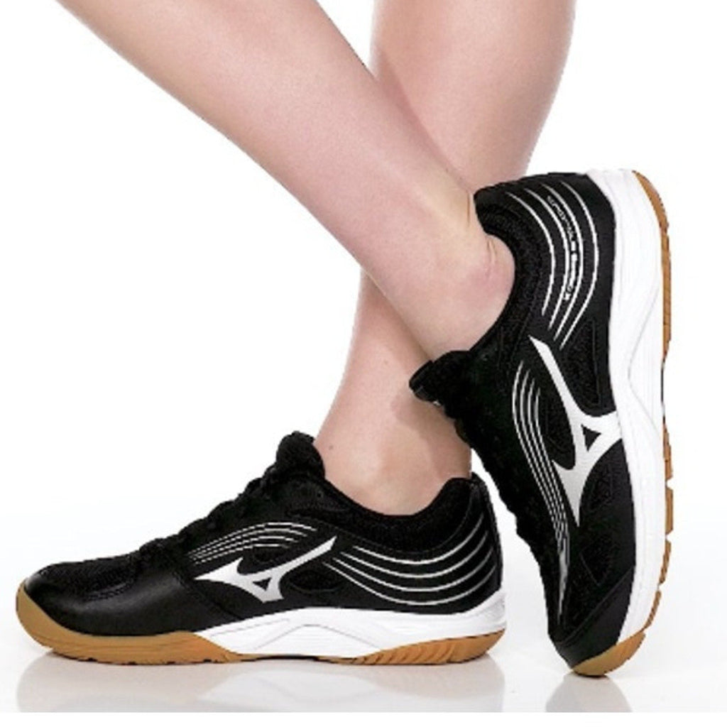 MIZUNO Womens Cyclone Speed 3 Volleyball Shoes Size 8.5 Black Silver Lace Up NIB