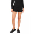 1. STATE Womens Tweed Dress Shorts 24W Rich Black Gold Speckled NWT