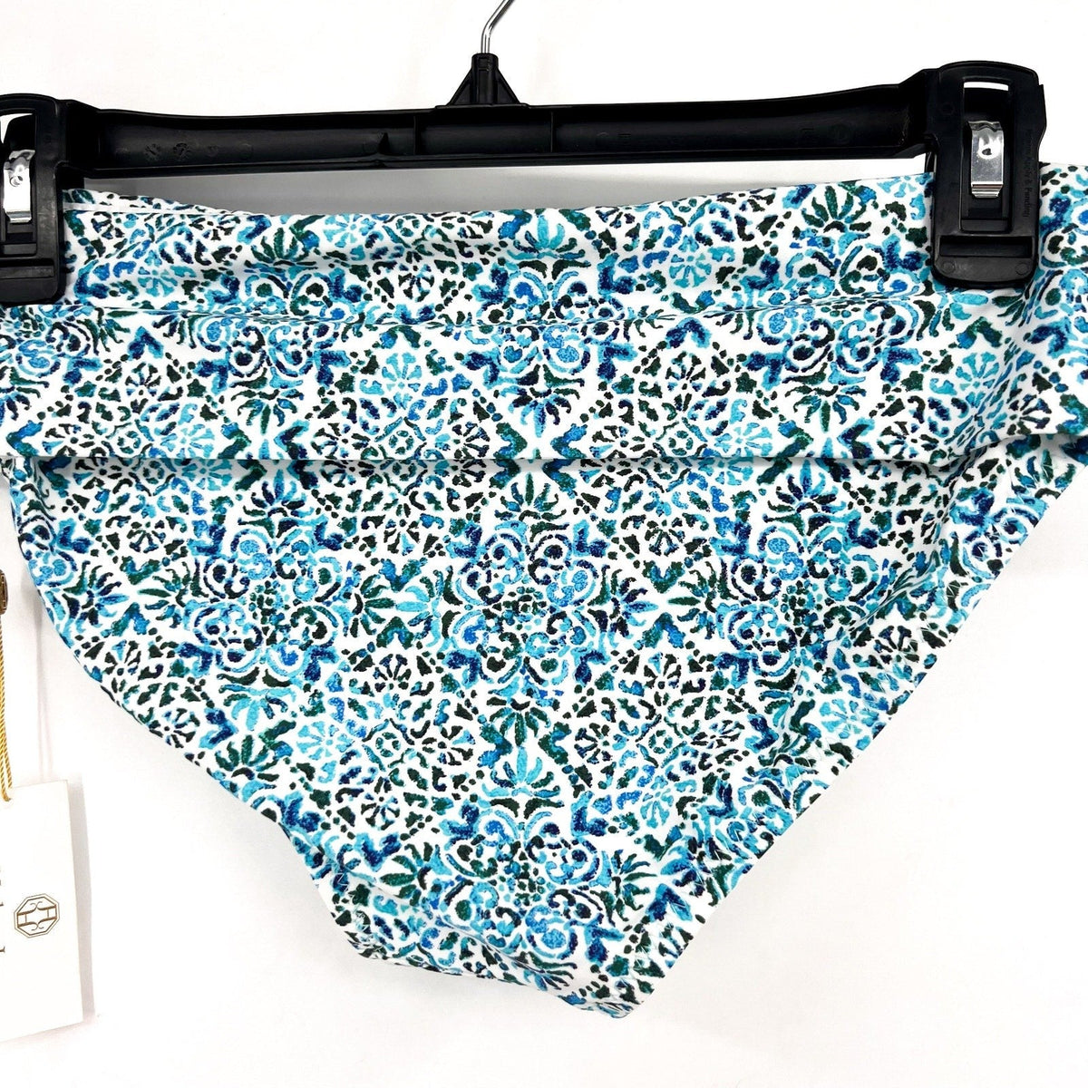 HELEN JON Women's Convertible Hipster Bikini Bottom Small Blue Montrose NWT