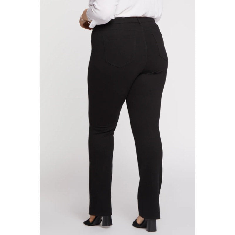 NYDJ Sculpt Her Women's Marilyn Straight Pants Size 16W Black Mid Rise NWT