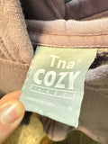 TNA CozyFleece Cropped Zip Up (M)