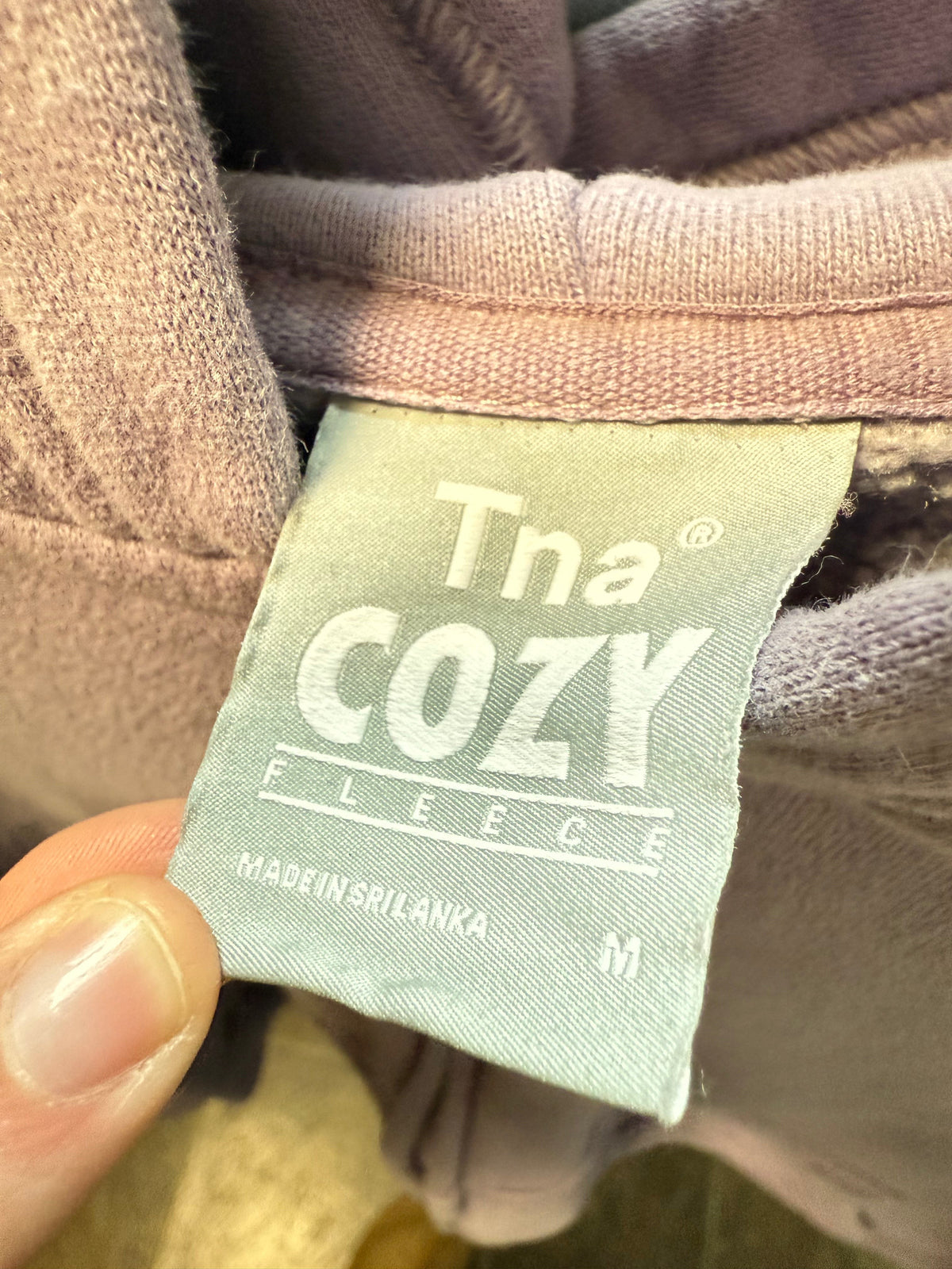 TNA CozyFleece Cropped Zip Up (M)