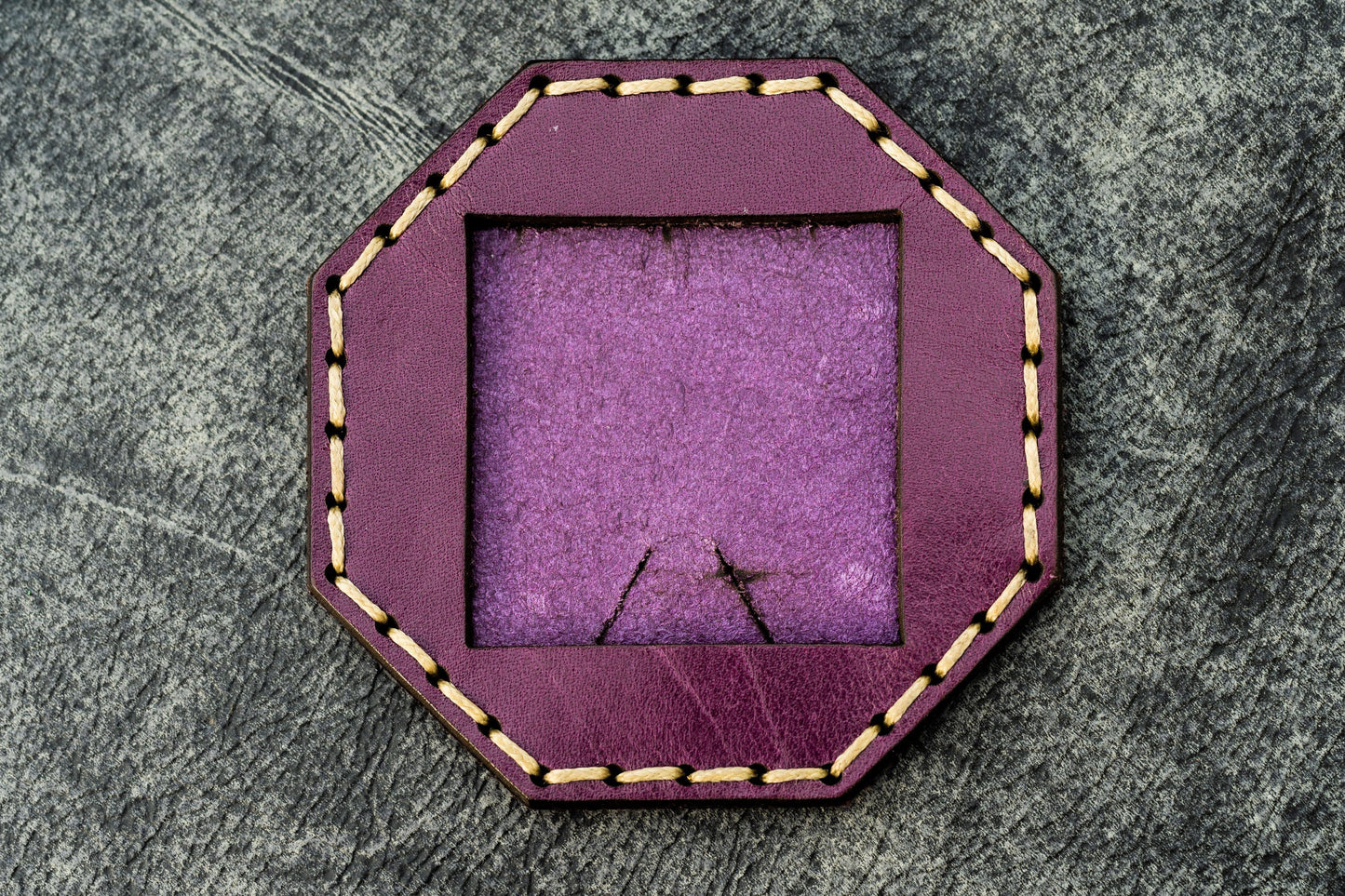 Leather Photo Frame Octagon