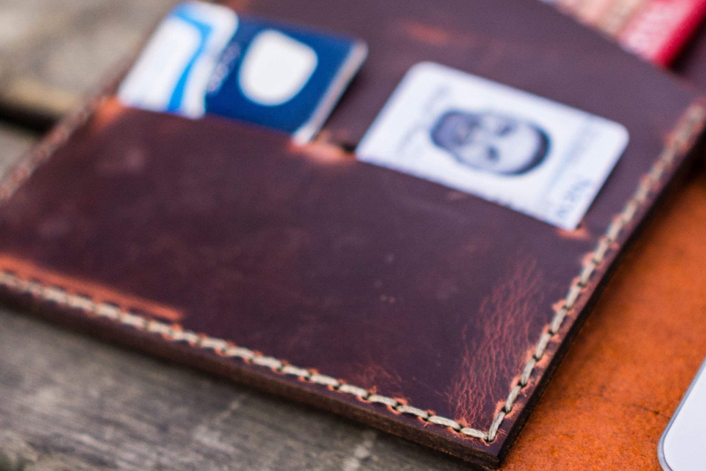 iPad Mini & Large Moleskine Cover - Crazy Horse Orange