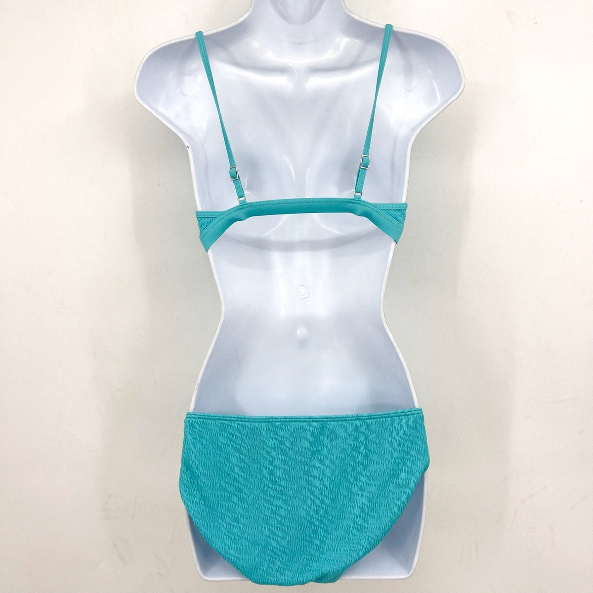 ABERCROMBIE KIDS Girls Textured Two-Piece Swimsuit Set Size 17- 18 Blue NWT