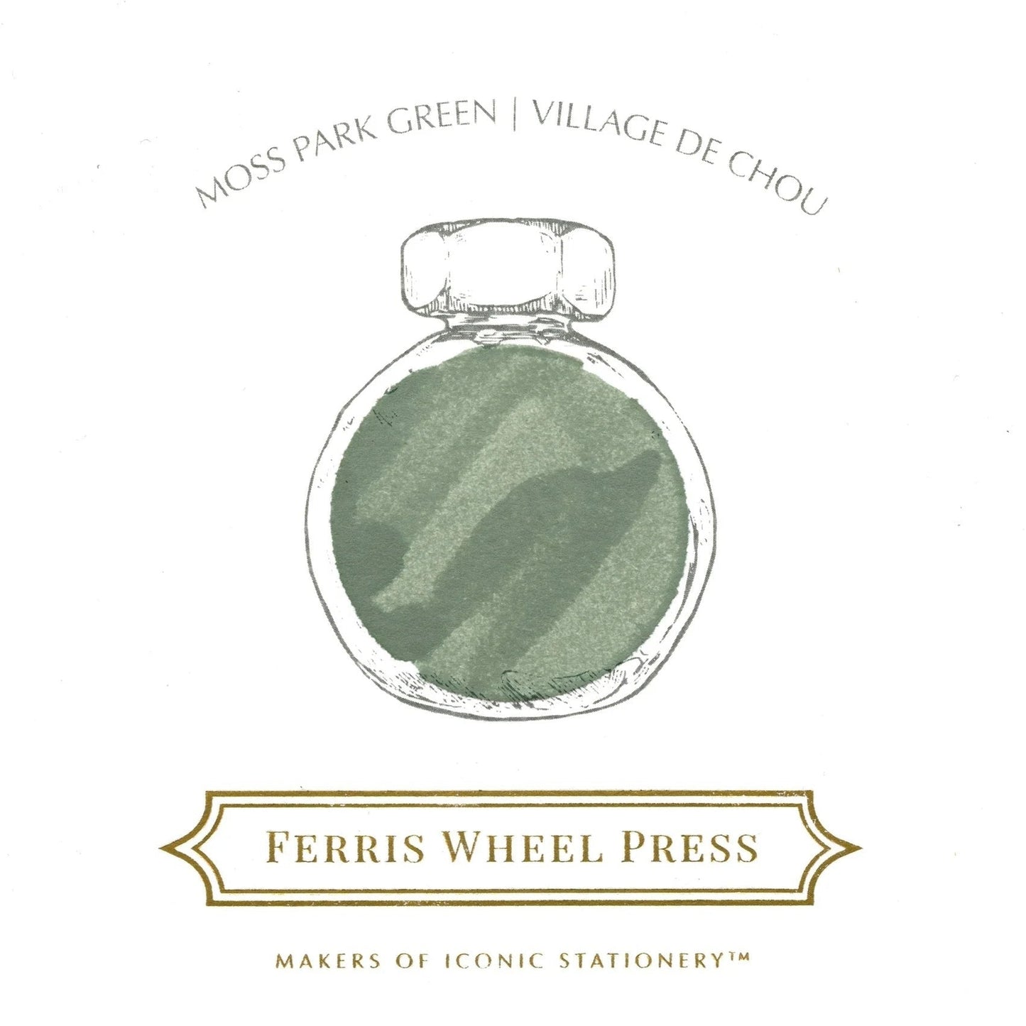 Ferris Wheel Press Moss Park Green Ink