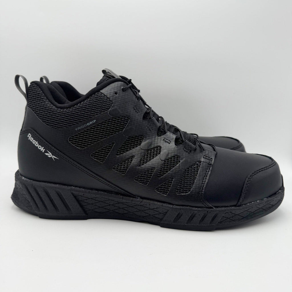 REEBOK Mens Floatride Energy Tactical Mid Work Boots Size 16 M Black SR NIB