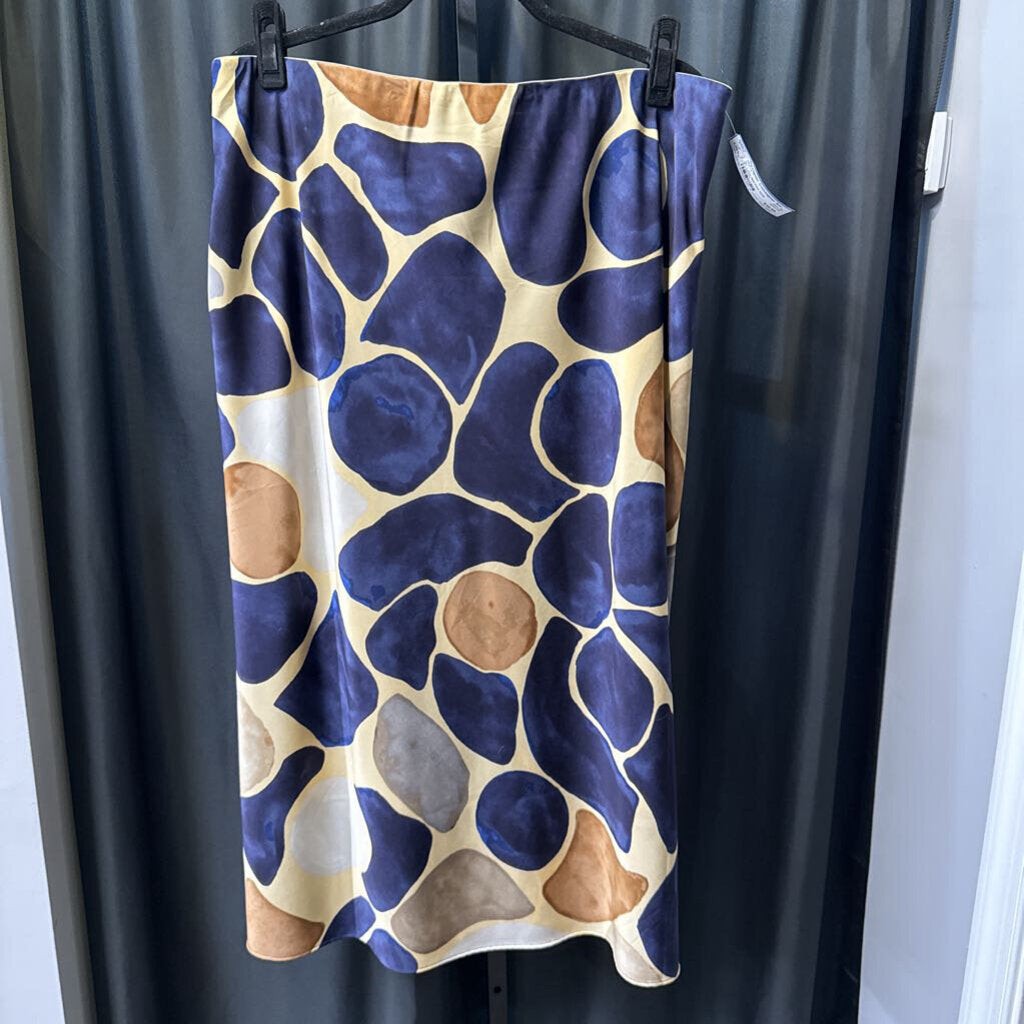 Nic + Zoe Midi Print Satin SKIRTS XL