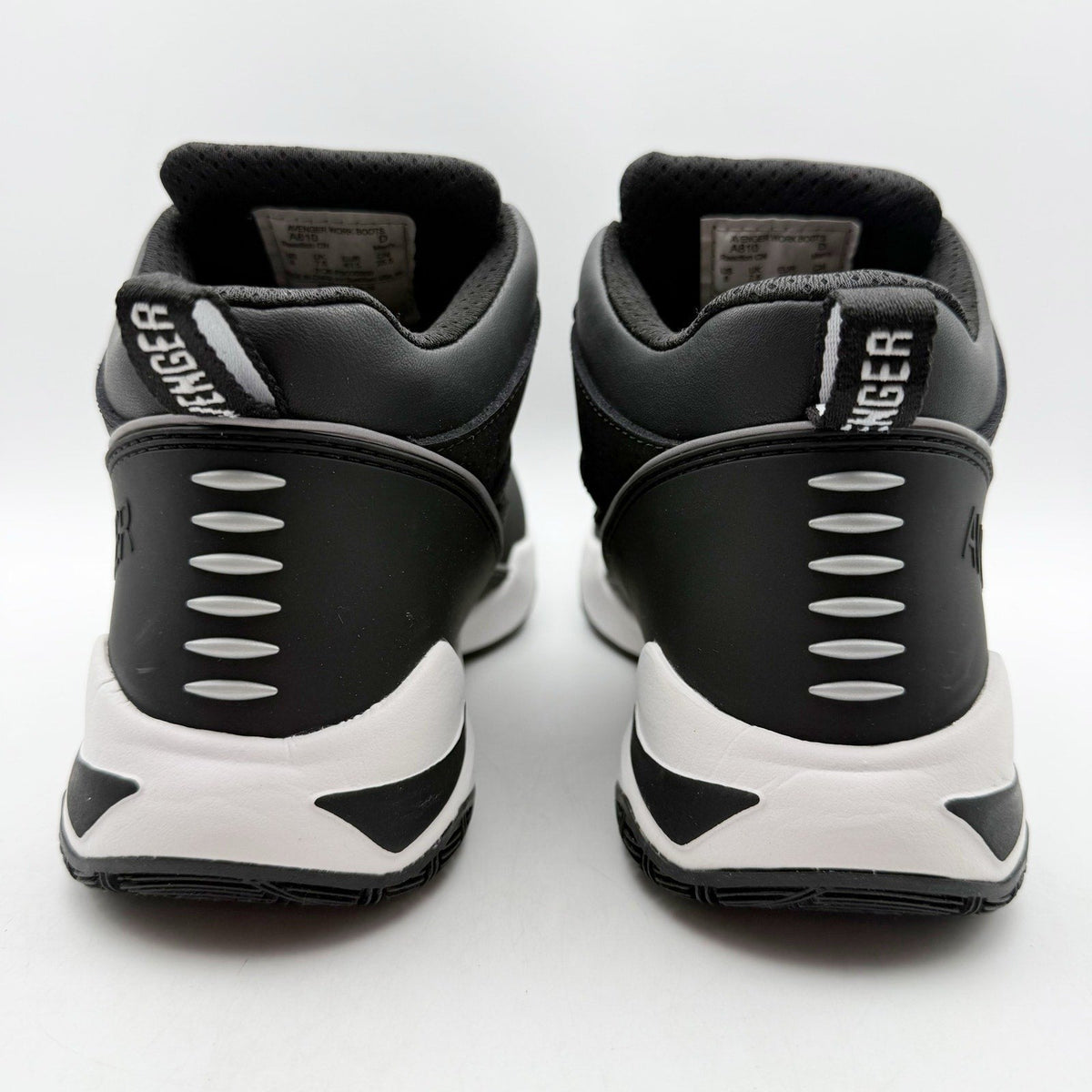 Avenger Mens Reaction SR CT Work Sneakers Size 8 D EU 41.5 Black White NIB