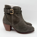 Diba True Womens Margaux Ankle Bootie Size 7 Grey Suede NWOB