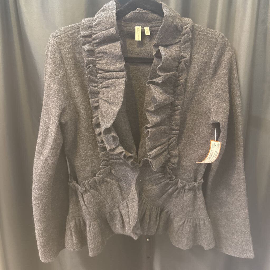 Madison LS Ruffle Open SWEATERS S