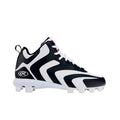 Rawlings Mens Rookie Mid Baseball Cleats Size 12 D White Black NWOB