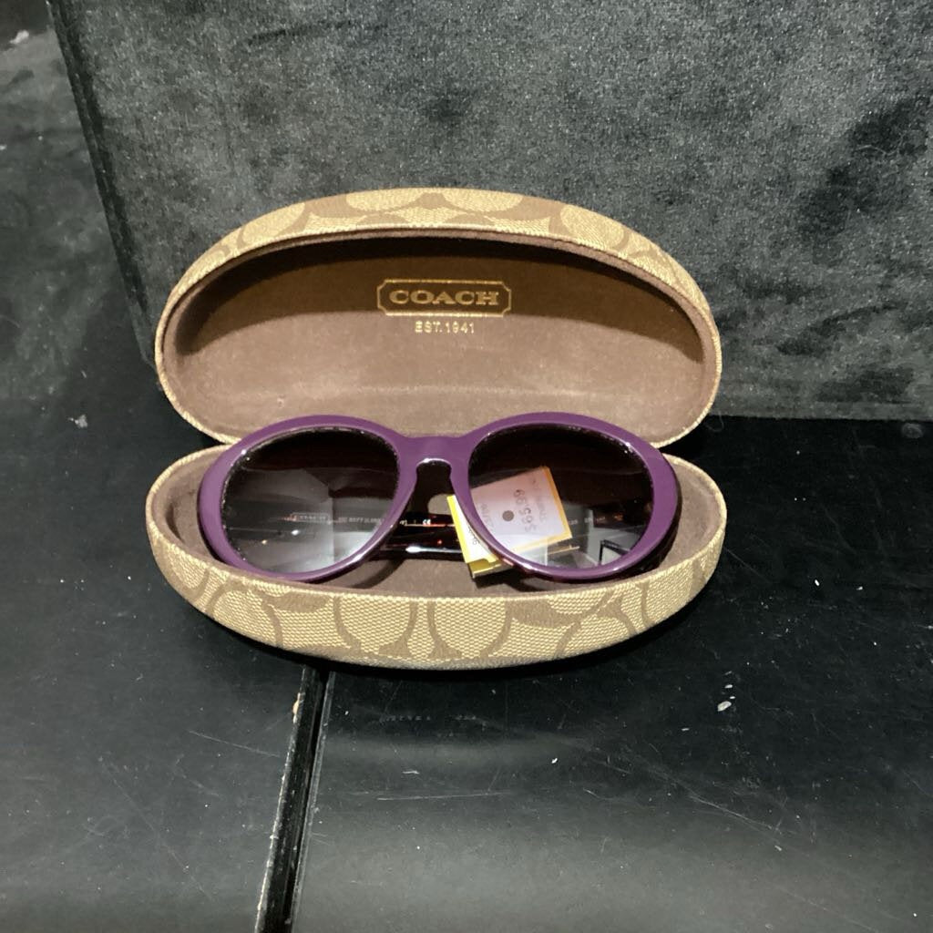 Coach Cat Eye w/Case ACCESSORIES Sunglasses