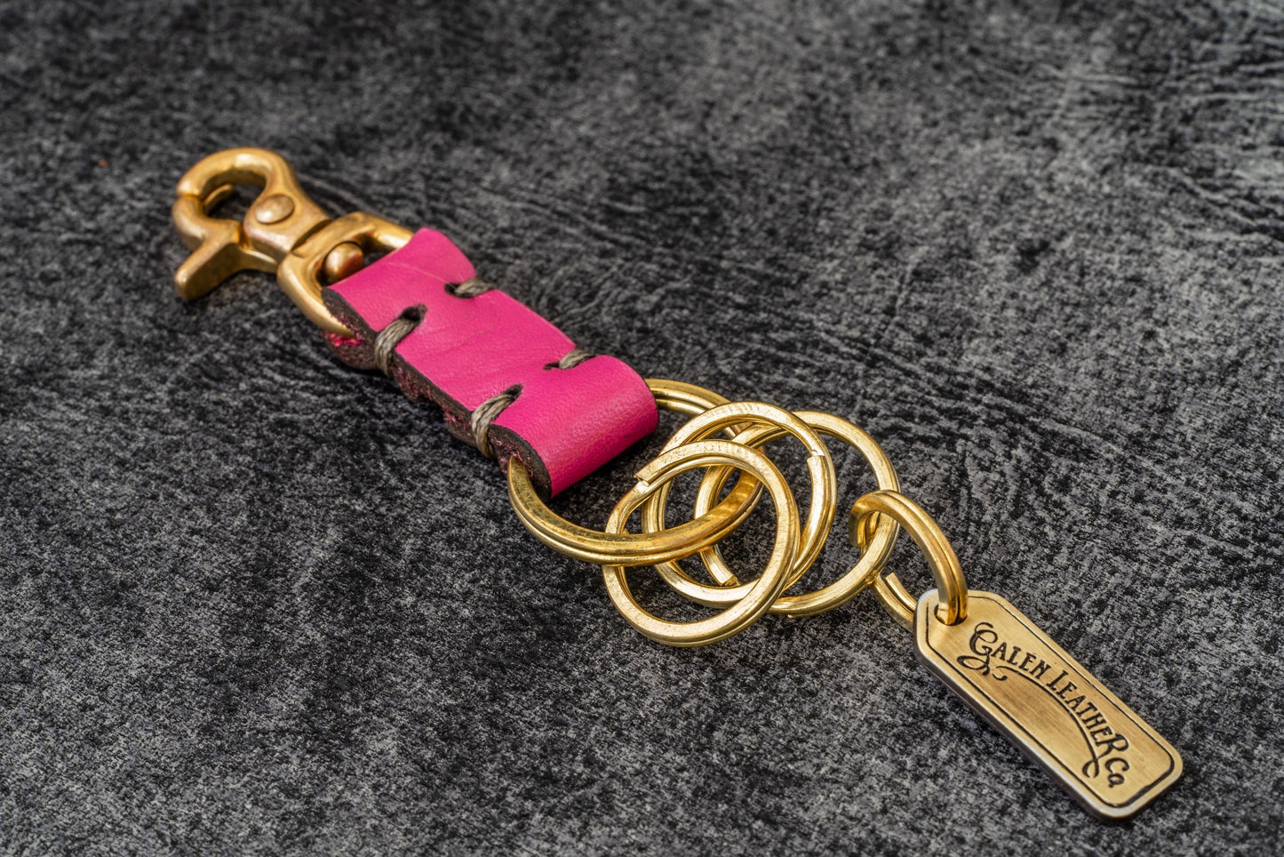 Leather Key Ring - New York