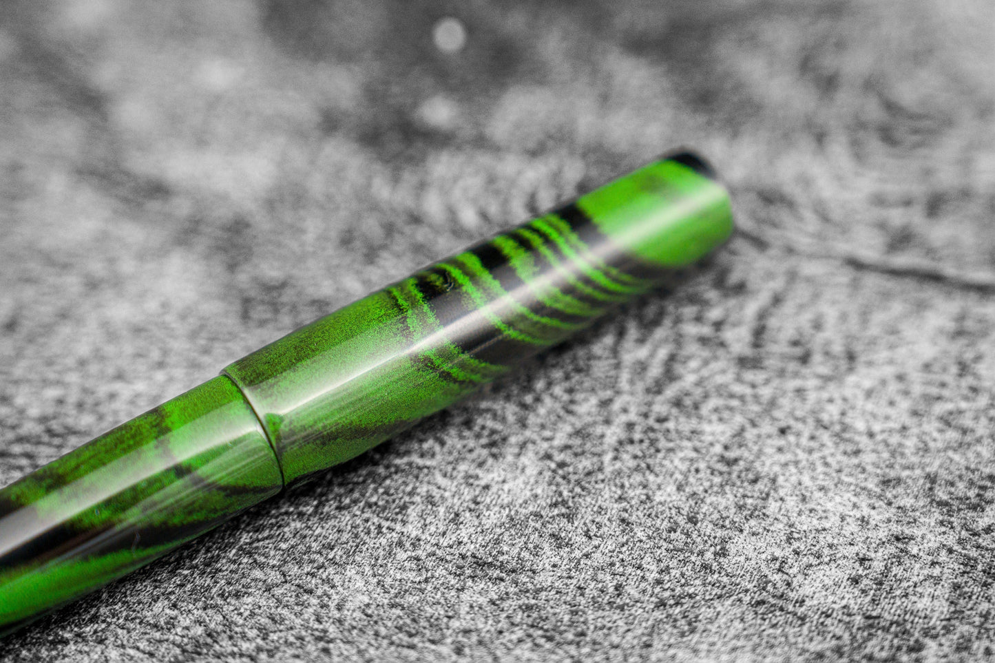 Galen X Studyo Agackakan - Fountain Pen V1 - Ebonite Green