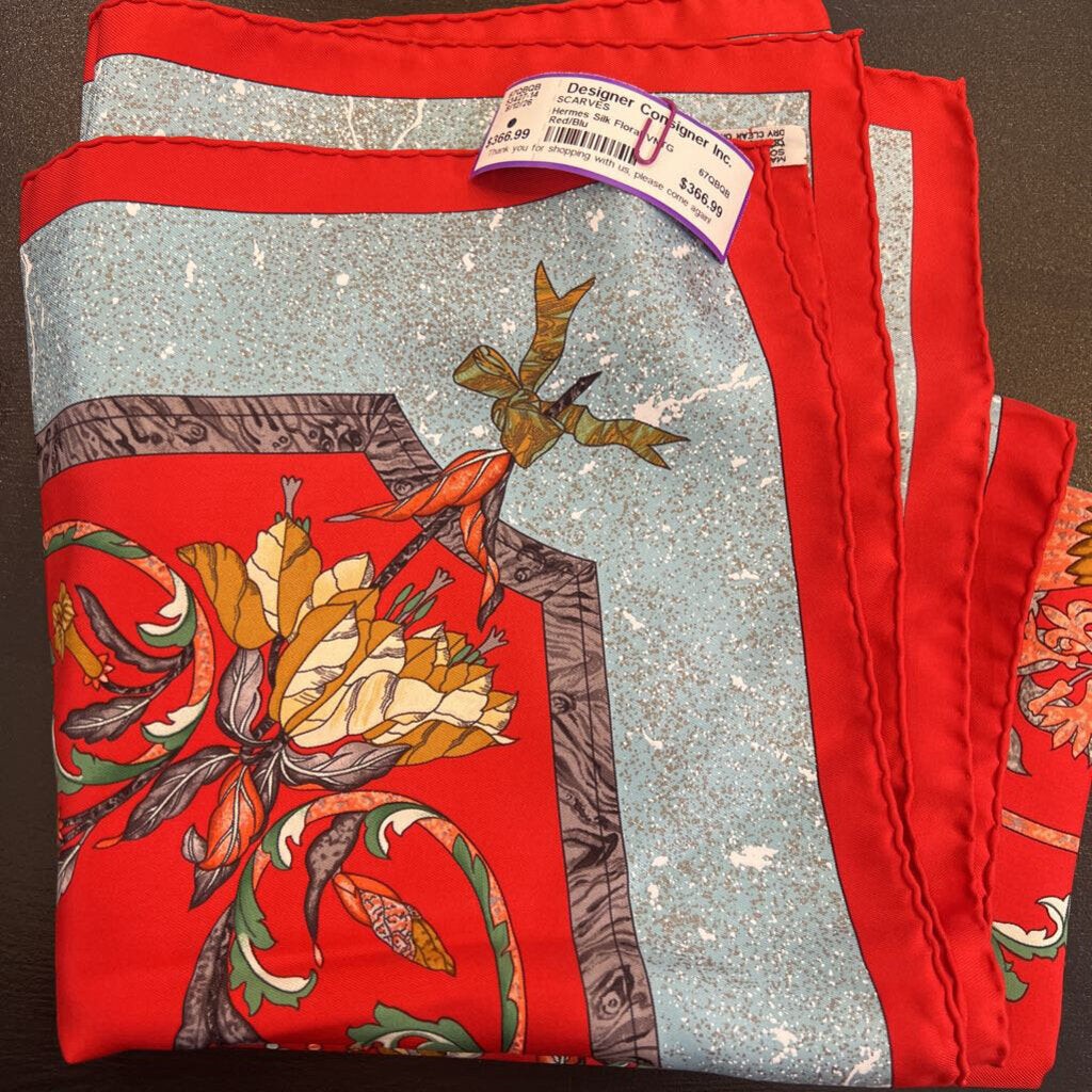 Hermes Silk Floral VNTG SCARVES