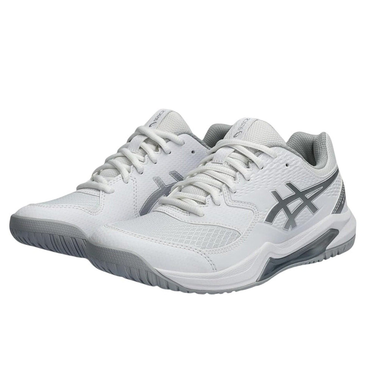 ASICS Womens GEL-Dedicate 8 Athletic Shoes Size 8 M EU 39.5 White Silver NWT