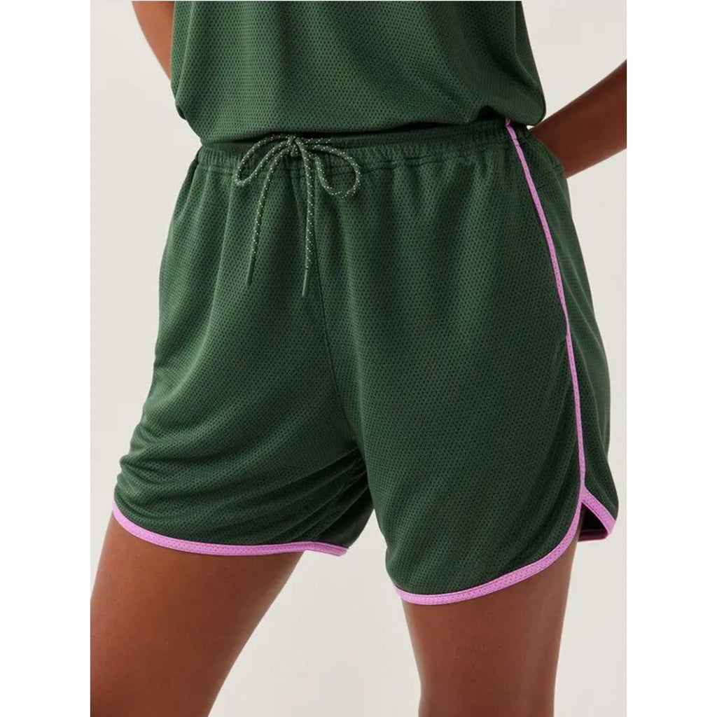 OUTDOOR VOICES Women's RecMesh Shorts Small Ever Green 5" Inseam Athletic NWT