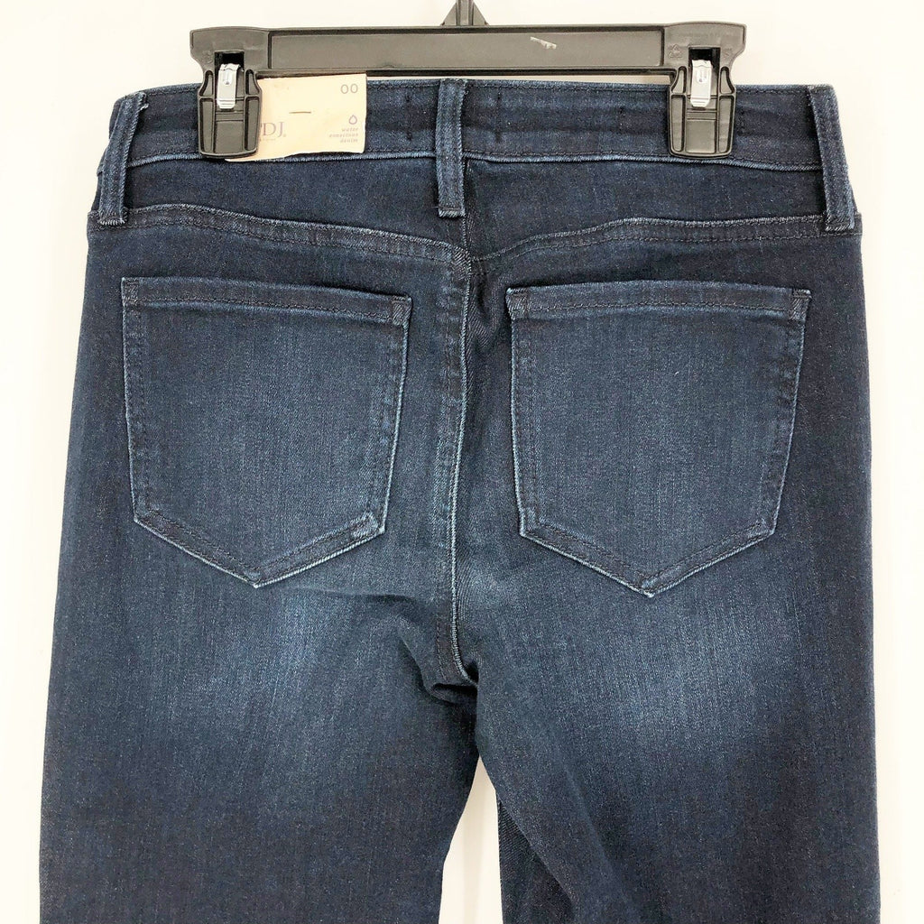 NYDJ Womens Sheri Slim Jeans Size 00 Rapture Blue Cuffed Mid Rise Stretch NWT