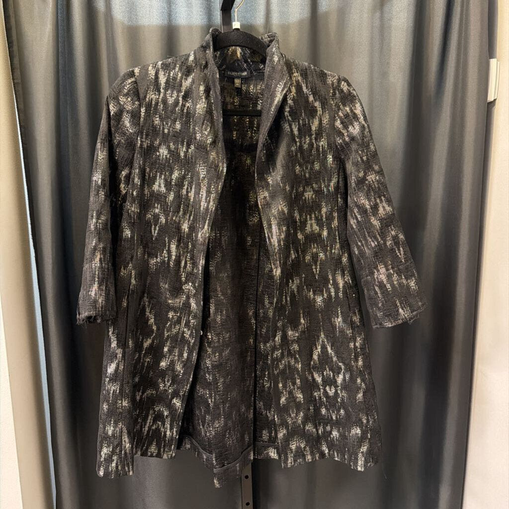 Eileen Fisher Open Metallic Print JACKETS Sp